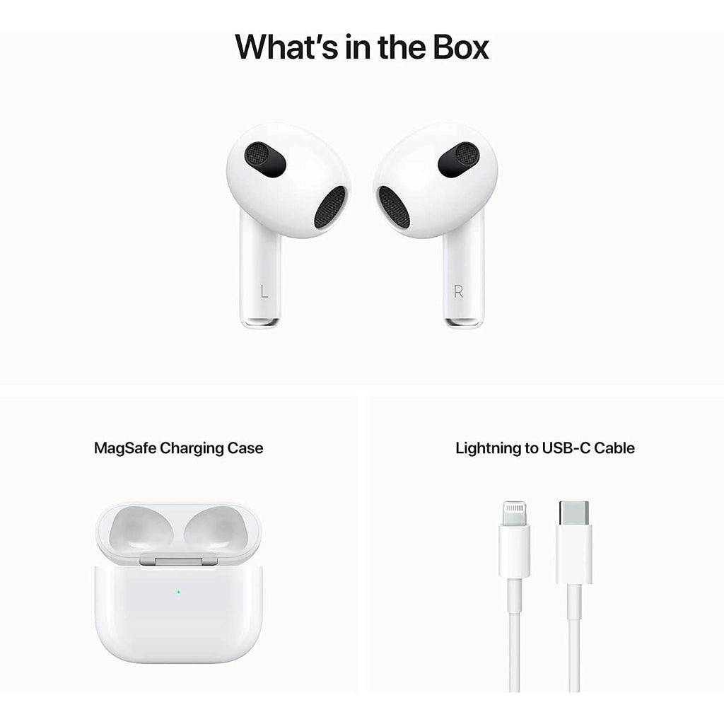 Apple AirPods 3ᵉ génération MME73AM/A (Reconditionnés)