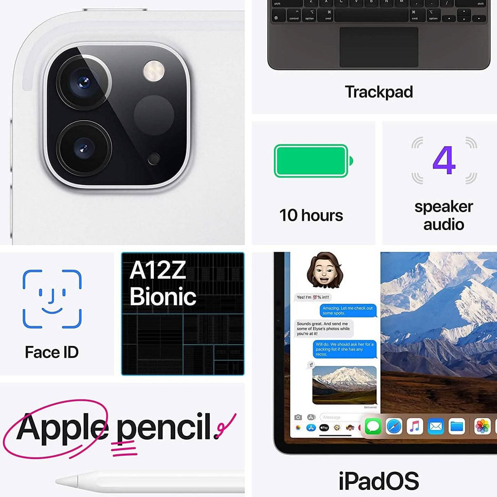 Apple iPad Pro 11 pouces 512 Go Wi-Fi + Cellular 4G 2e génération (reconditionné)
