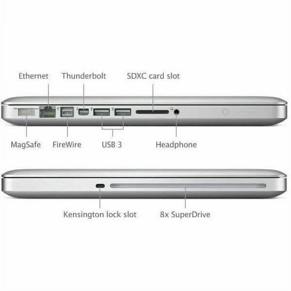 Apple MacBook Pro Core i7 2,9 GHz, 8 Go de RAM, disque dur 256 Go, 13 pouces MD102LL/A (reconditionné)