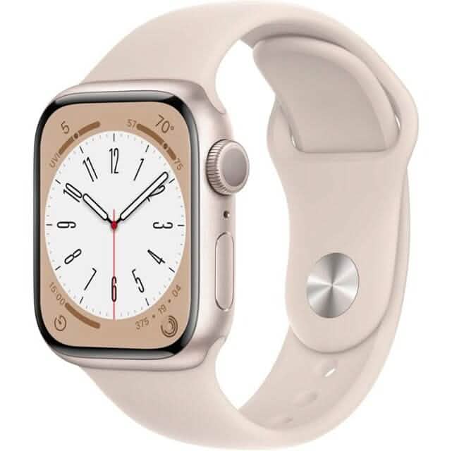Apple Watch Series 8 (GPS) Boîtier en aluminium 41 mm avec bracelet sport - Taille S/M (Reconditionnée)