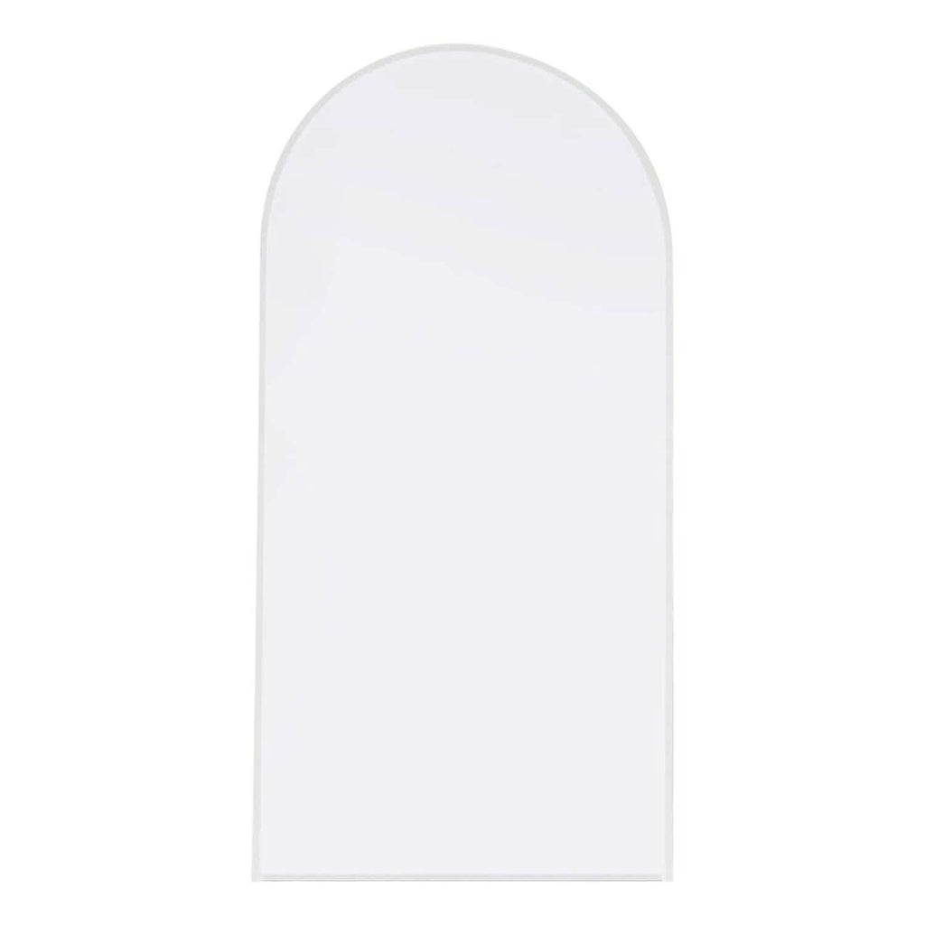 Housse de toile de fond arche en lycra blanc ajustée double face