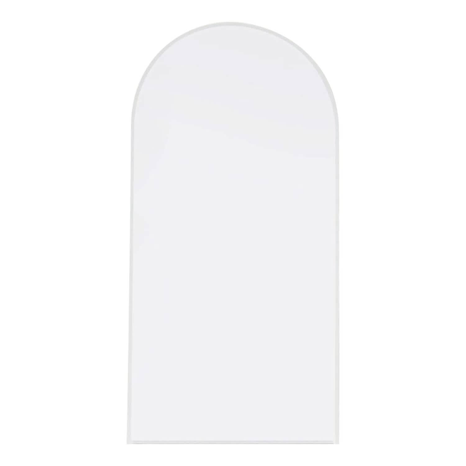 Housse de toile de fond arche en lycra blanc ajustée double face
