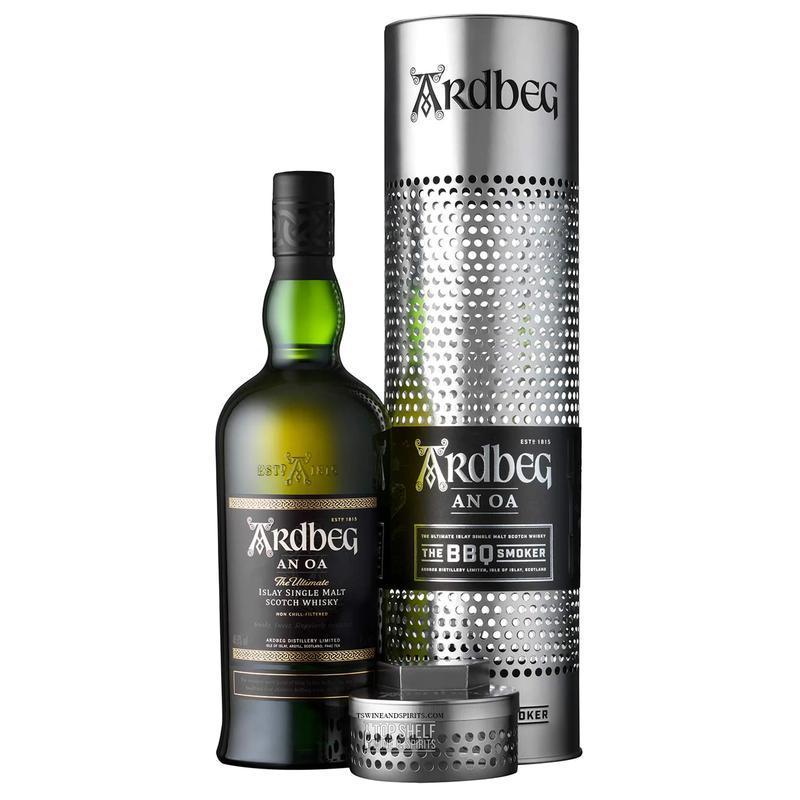 Ardbeg Distillery - Scotch Whisky Single Malt Islay « An Oa » avec fumoir BBQ (750 ml)