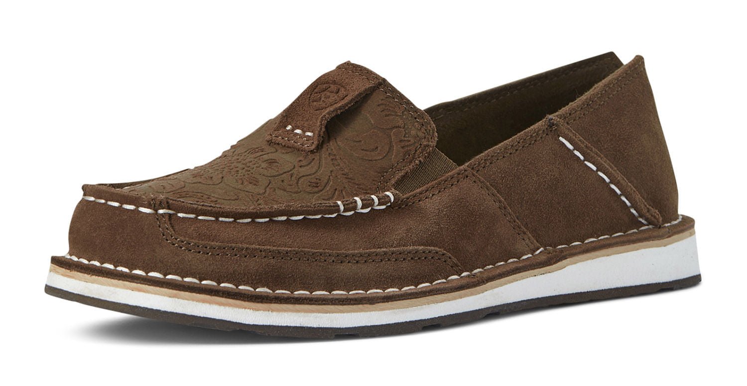 Chaussures à enfiler Ariat Cruiser pour femme – Mocassins décontractés et légers à bout mocassin pour un usage quotidien