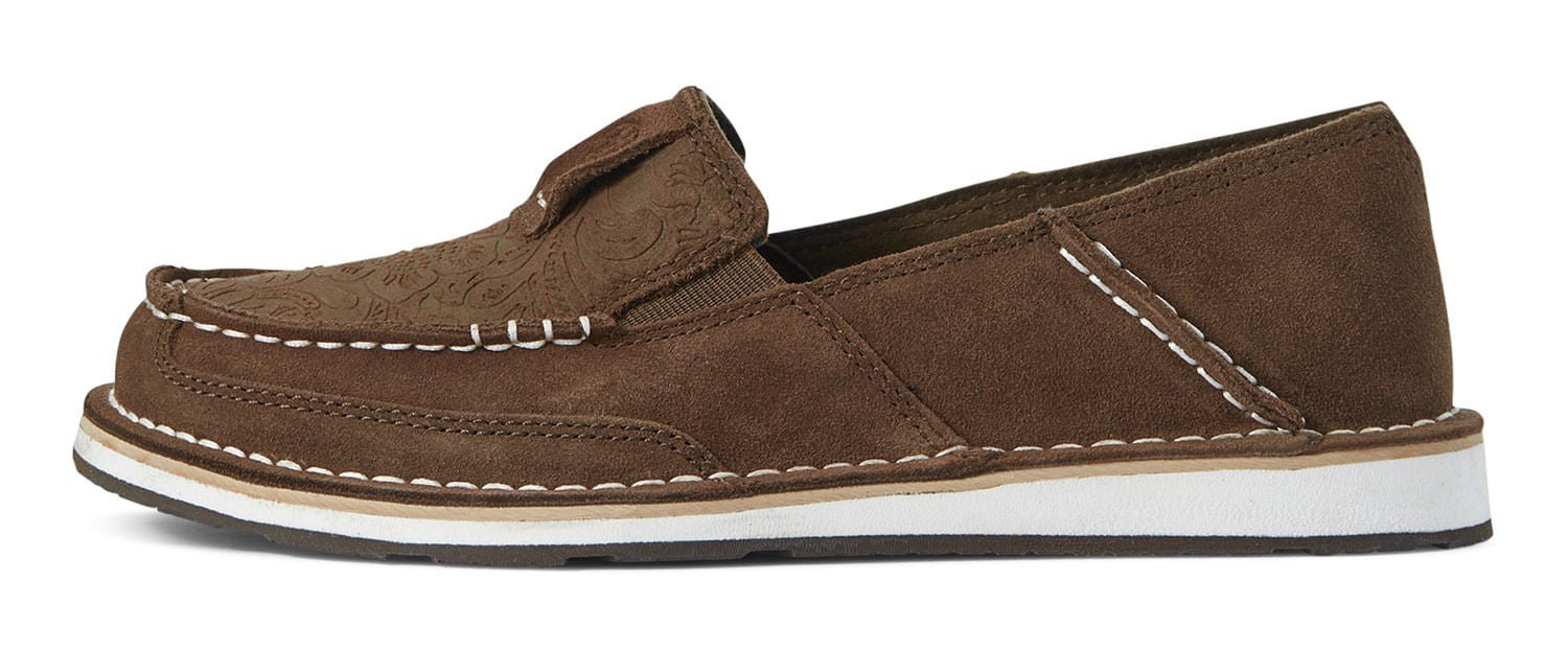 Chaussures à enfiler Ariat Cruiser pour femme – Mocassins décontractés et légers à bout mocassin pour un usage quotidien