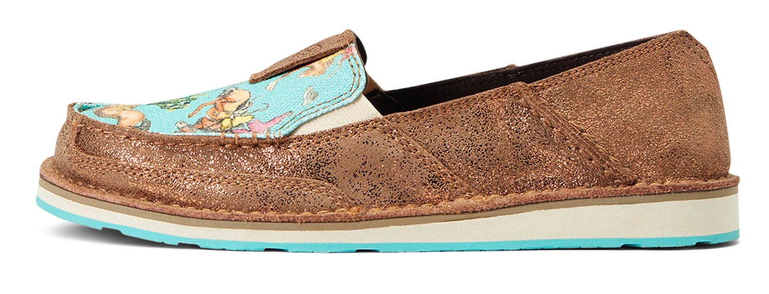 Chaussures à enfiler Ariat Cruiser pour femme – Mocassins décontractés et légers à bout mocassin pour un usage quotidien