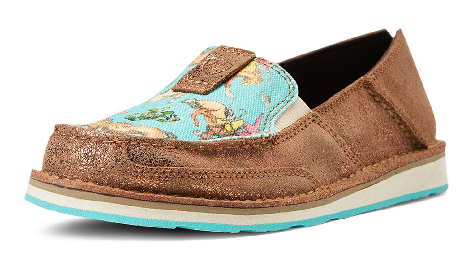 Chaussures à enfiler Ariat Cruiser pour femme – Mocassins décontractés et légers à bout mocassin pour un usage quotidien