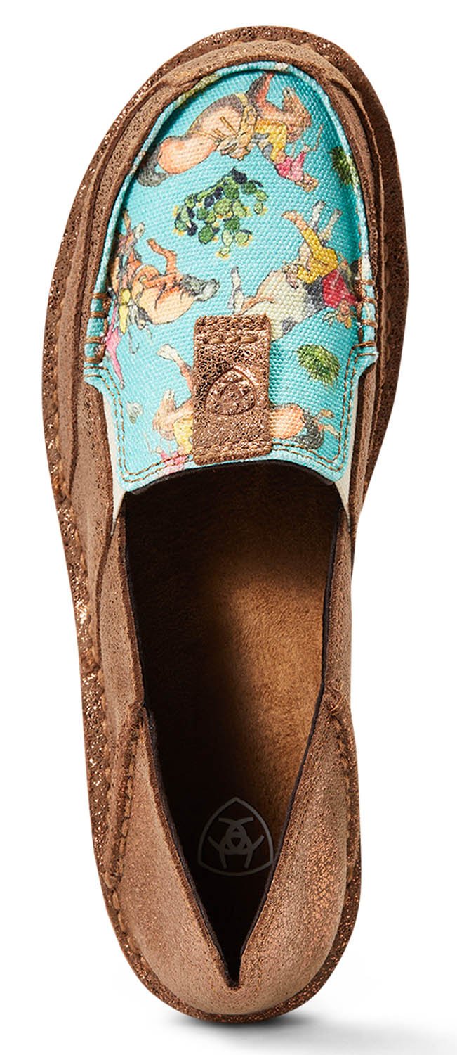 Chaussures à enfiler Ariat Cruiser pour femme – Mocassins décontractés et légers à bout mocassin pour un usage quotidien