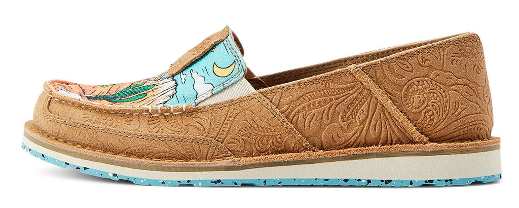 Chaussures à enfiler Ariat Cruiser pour femme – Mocassins décontractés et légers à bout mocassin pour un usage quotidien