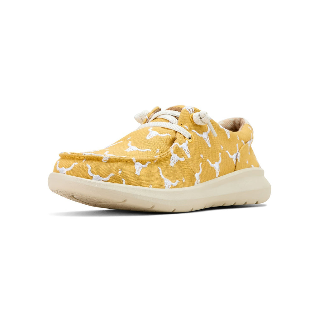 Chaussures à enfiler décontractées Ariat Hilo pour femme avec lacets sans nœuds – Confortables pour le quotidien