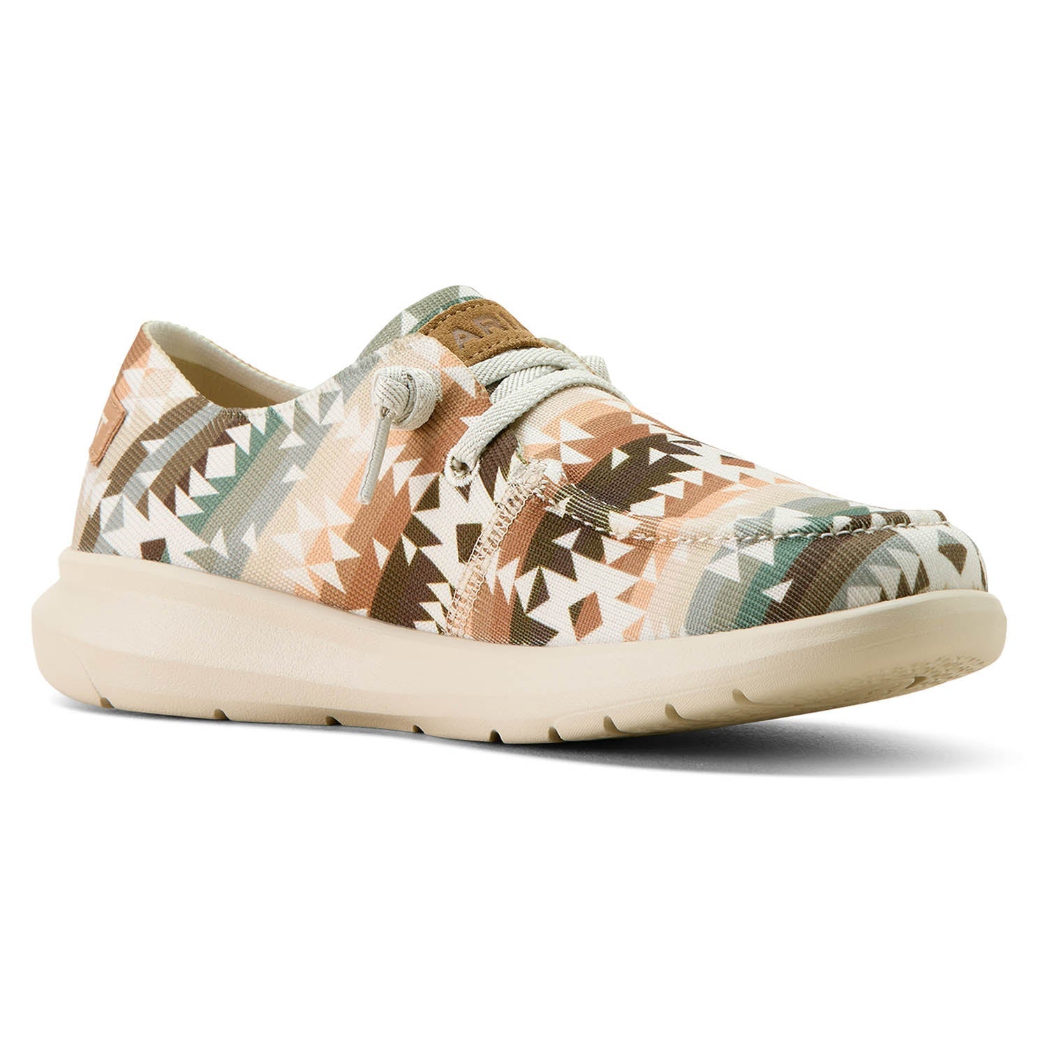 Chaussures à enfiler décontractées Ariat Hilo pour femme avec lacets sans nœuds – Confortables pour le quotidien