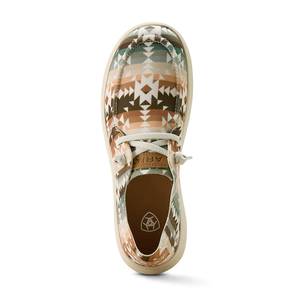 Chaussures à enfiler décontractées Ariat Hilo pour femme avec lacets sans nœuds – Confortables pour le quotidien