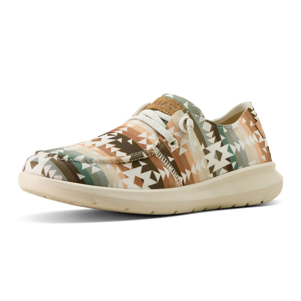 Chaussures à enfiler décontractées Ariat Hilo pour femme avec lacets sans nœuds – Confortables pour le quotidien