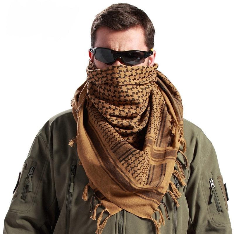 Keffieh militaire tactique Shemagh écharpe arabe Châle Cache-cou Foulard Coton Foulards d'hiver Shemagh militaire Armée du désert Keffieh écharpe arabe Châle Cache-cou Foulard Shemagh militaire tactique Keffieh du désert Tête Cou