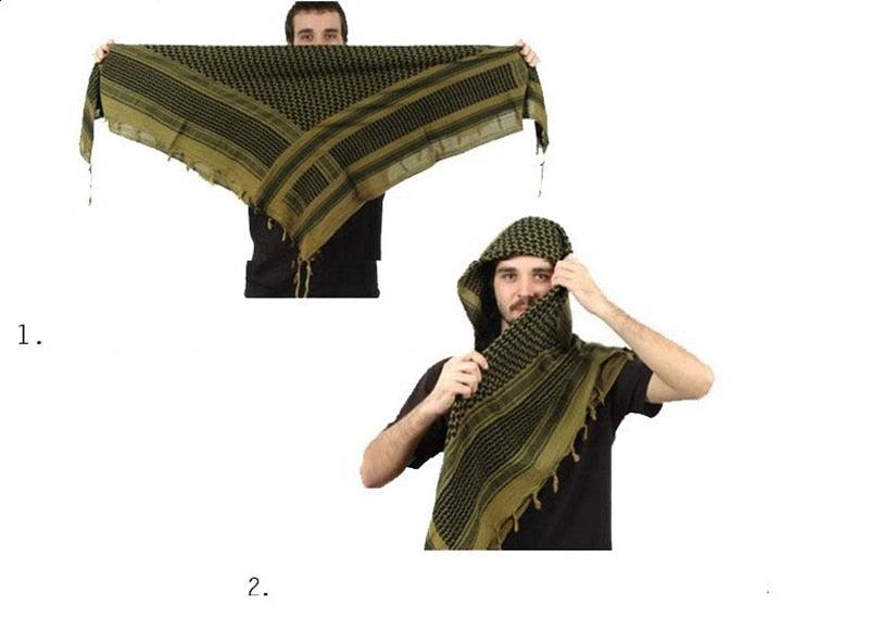 Keffieh militaire tactique Shemagh écharpe arabe Châle Cache-cou Foulard Coton Foulards d'hiver Shemagh militaire Armée du désert Keffieh écharpe arabe Châle Cache-cou Foulard Shemagh militaire tactique Keffieh du désert Tête Cou