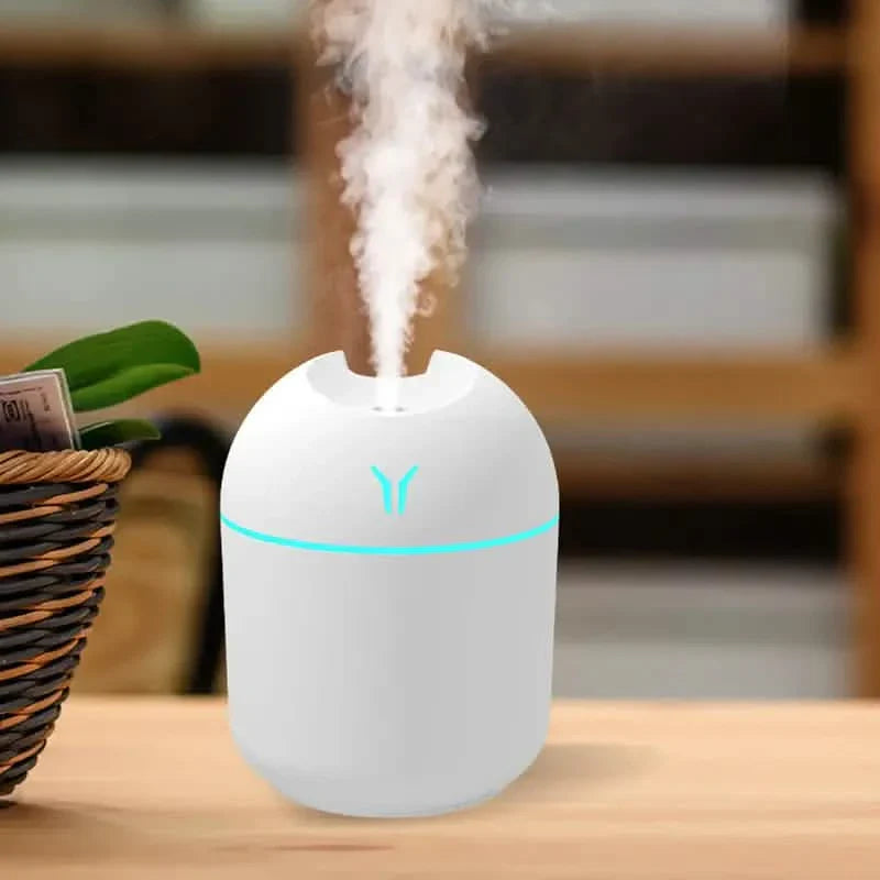 Diffuseur d'arômes et humidificateur à brume froide et veilleuse