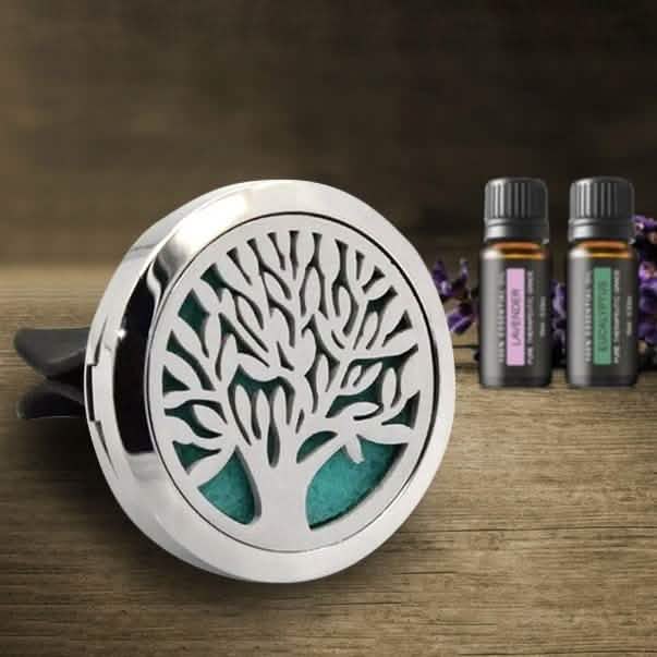 Diffuseur d'huile essentielle pour grille d'aération de voiture (aromathérapie)