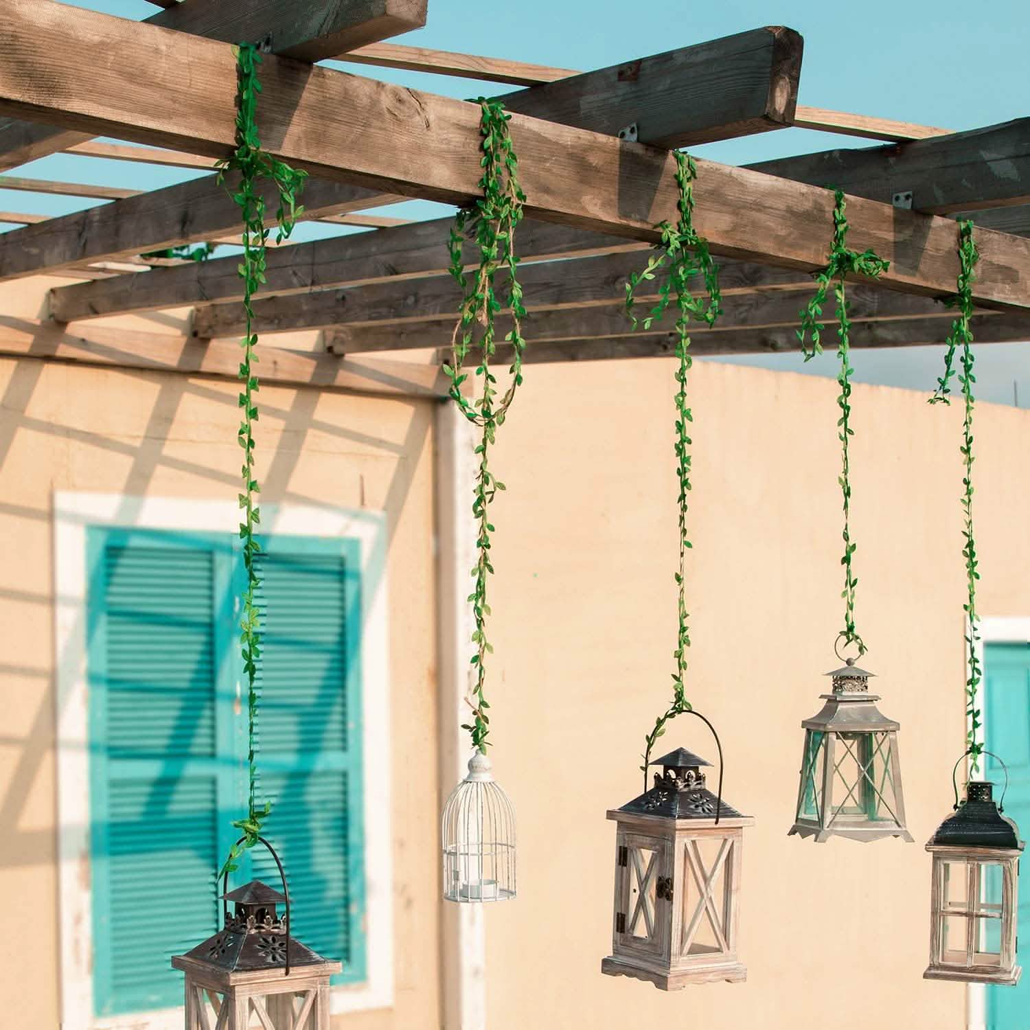 Guirlande de feuilles de vigne artificielle