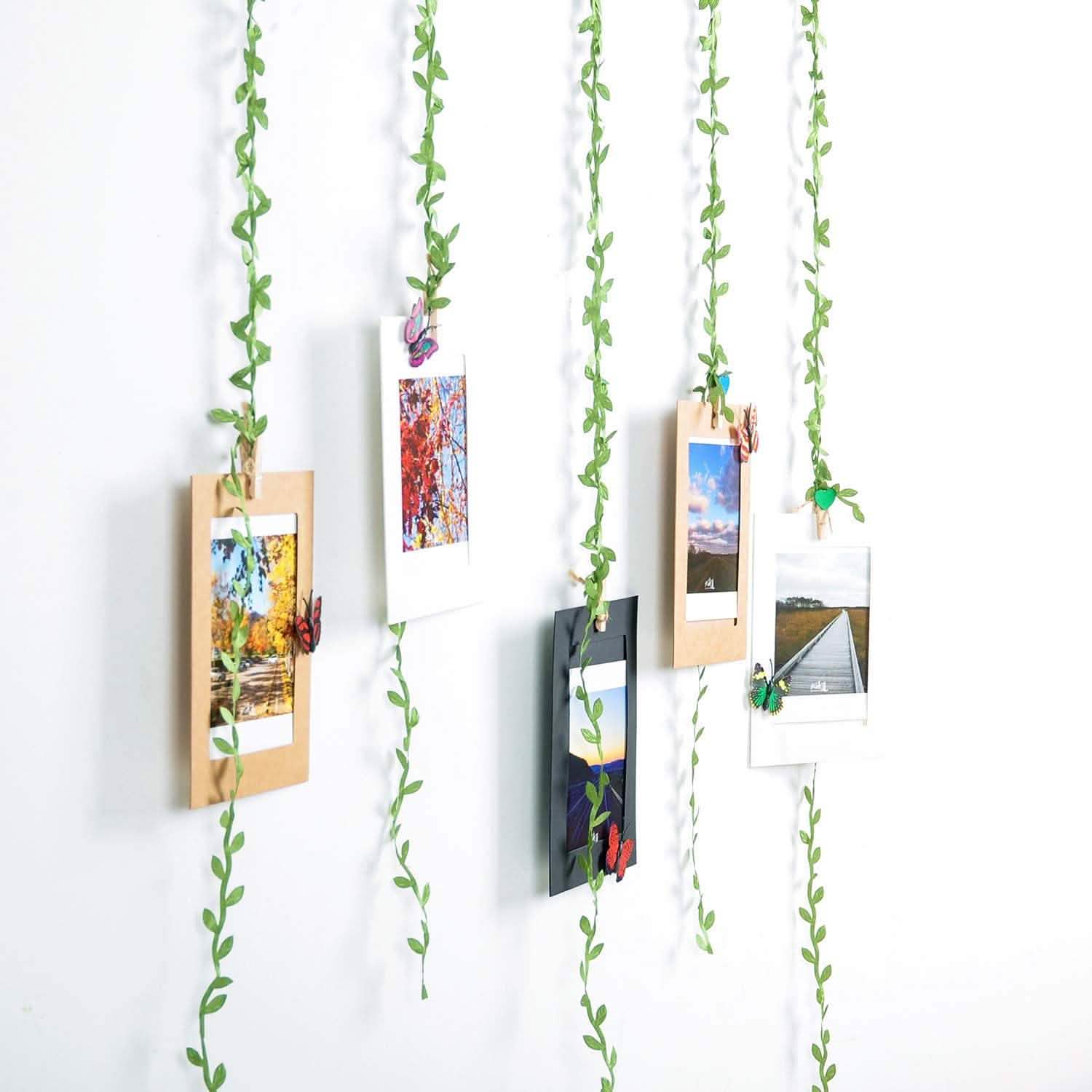 Guirlande de feuilles de vigne artificielle