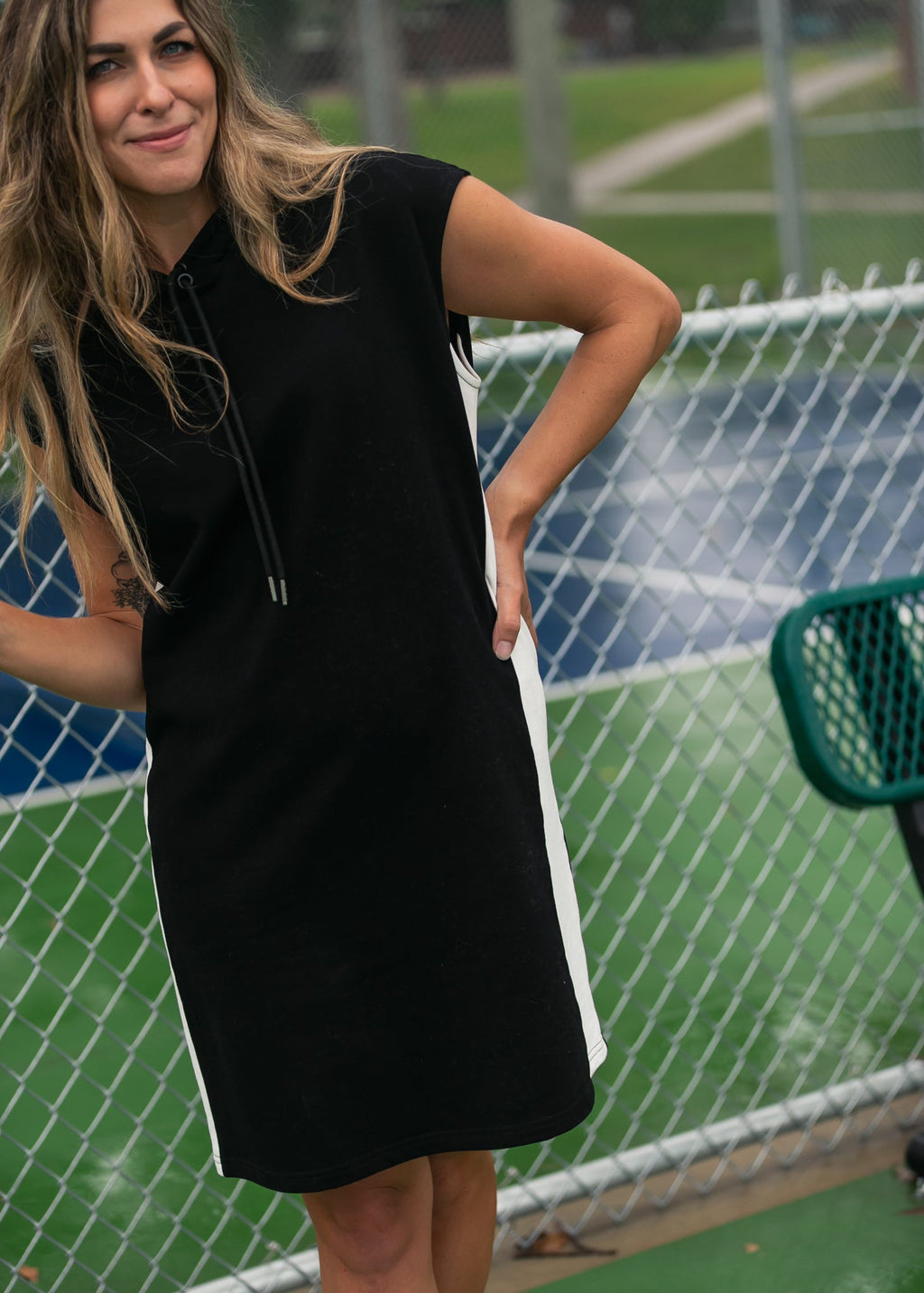 Robe sweat à capuche Asher