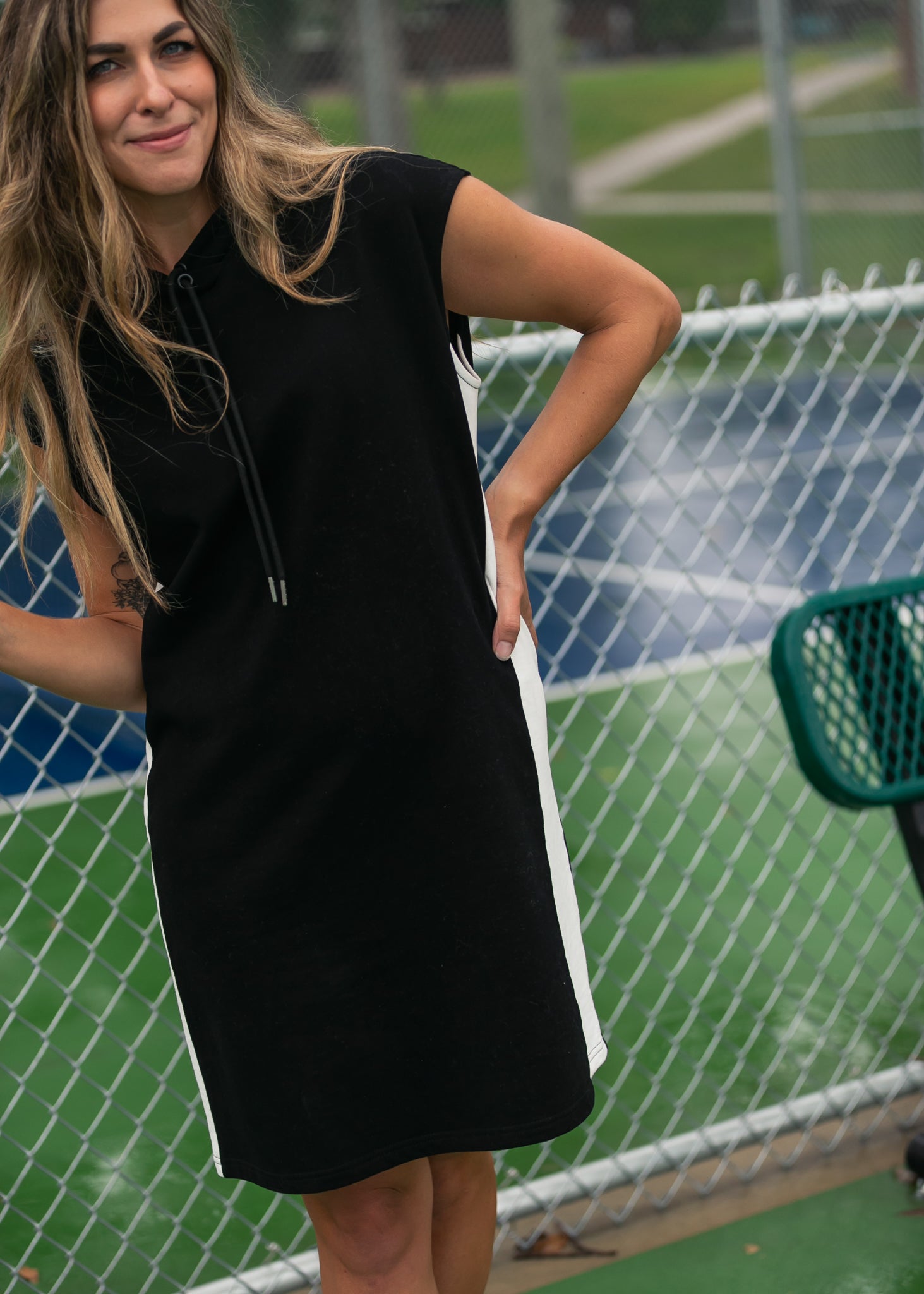 Robe sweat à capuche Asher