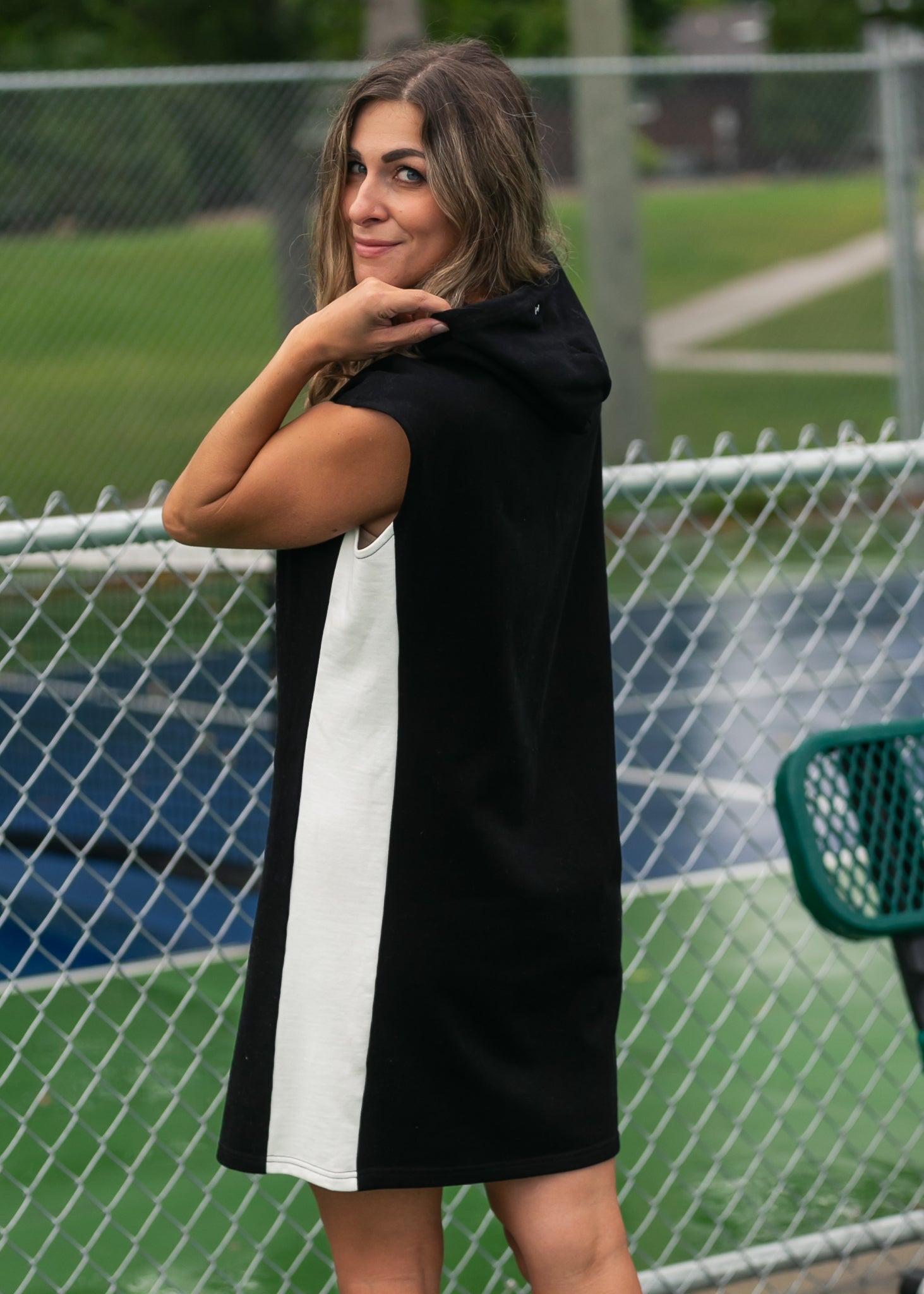 Robe sweat à capuche Asher