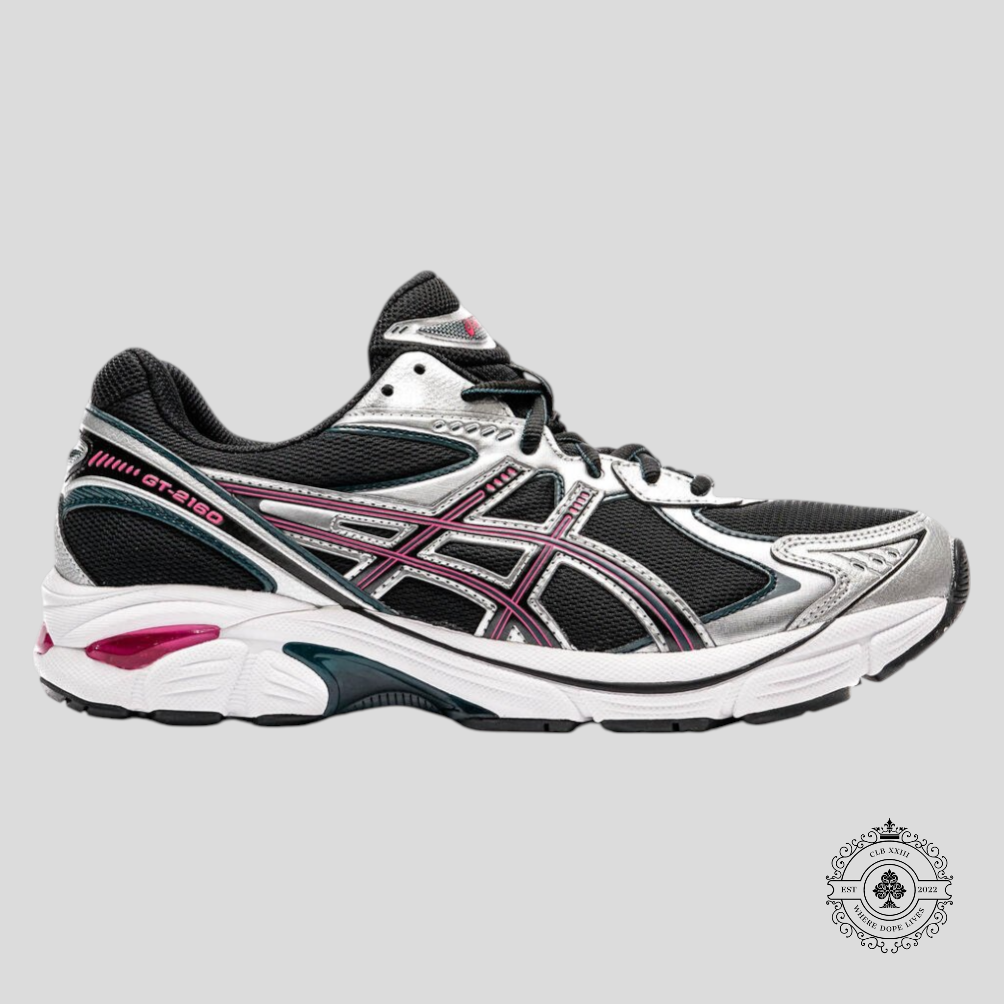 ASICS GT-2160 Noir Argent Pur Violet
