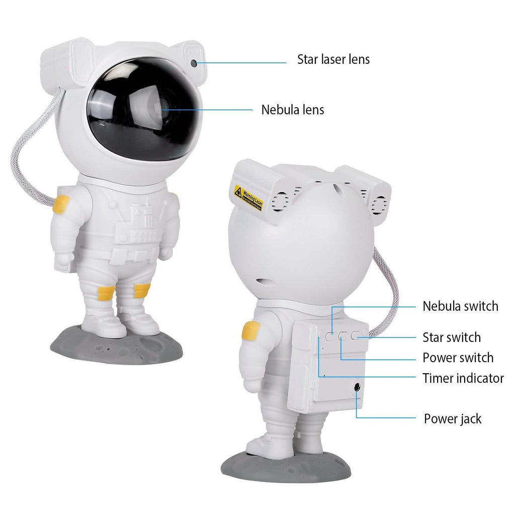 Projecteur de lumière Astronaute avec télécommande