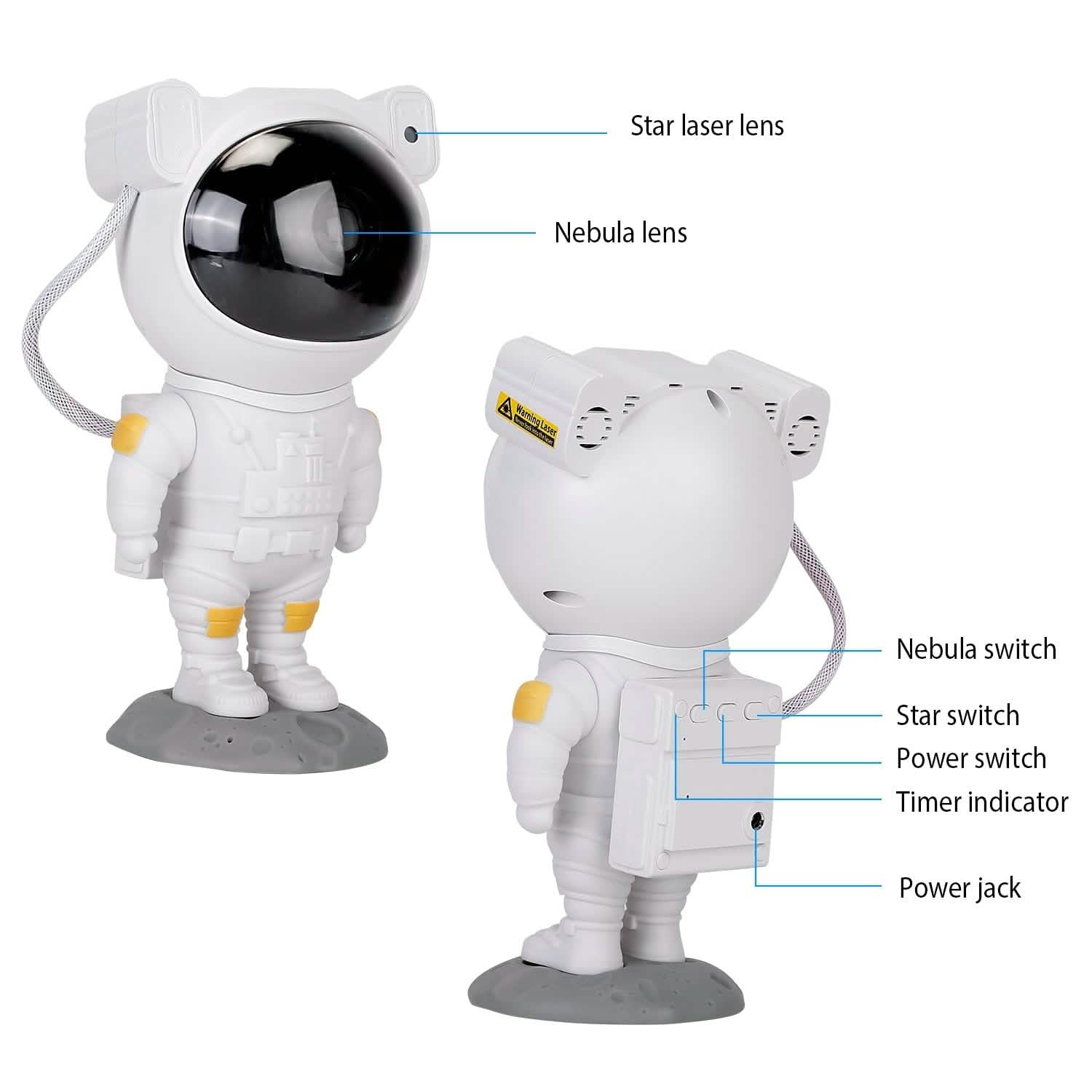 Projecteur de lumière Astronaute avec télécommande