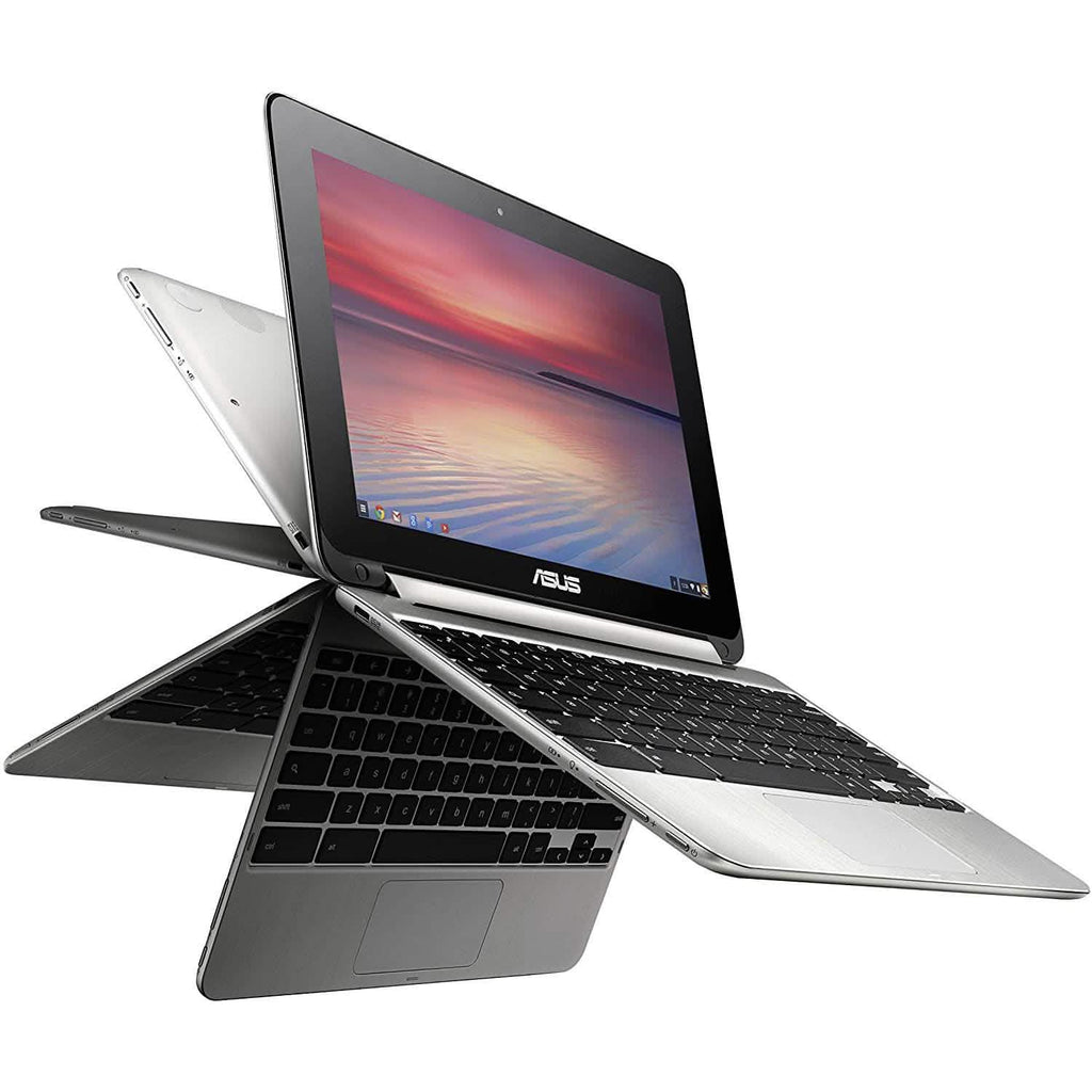 ASUS Chromebook Flip C100P Quad-Core 1,8 GHz, 4 Go de RAM, SSD de 16 Go (Reconditionné)