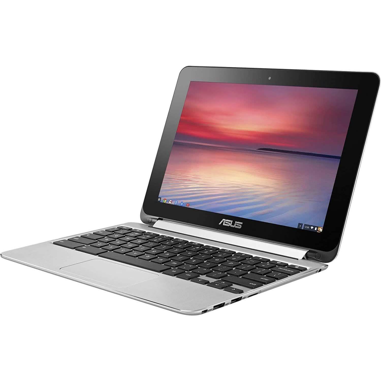ASUS Chromebook Flip C100P Quad-Core 1,8 GHz, 4 Go de RAM, SSD de 16 Go (Reconditionné)