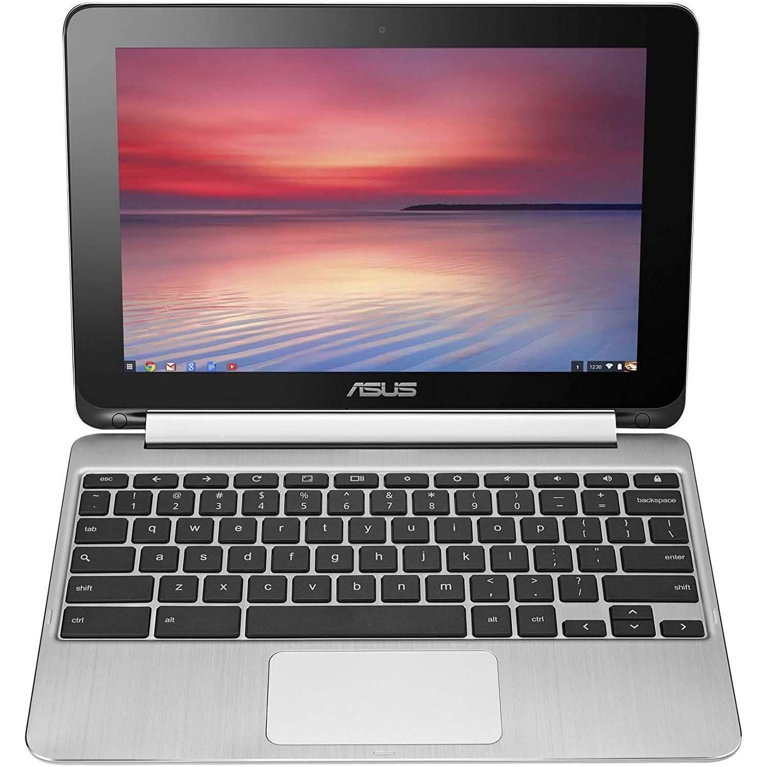 ASUS Chromebook Flip C100P Quad-Core 1,8 GHz, 4 Go de RAM, SSD de 16 Go (Reconditionné)