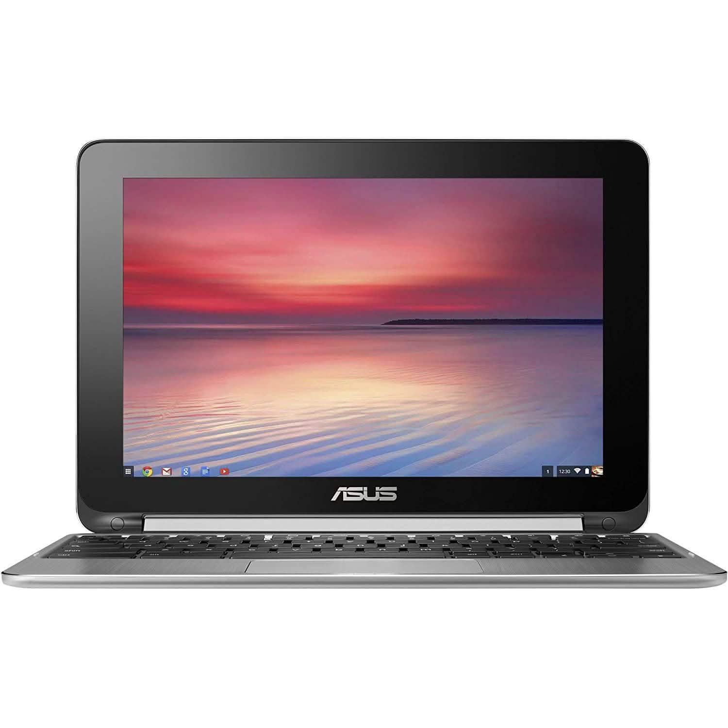 ASUS Chromebook Flip C100P Quad-Core 1,8 GHz, 4 Go de RAM, SSD de 16 Go (Reconditionné)