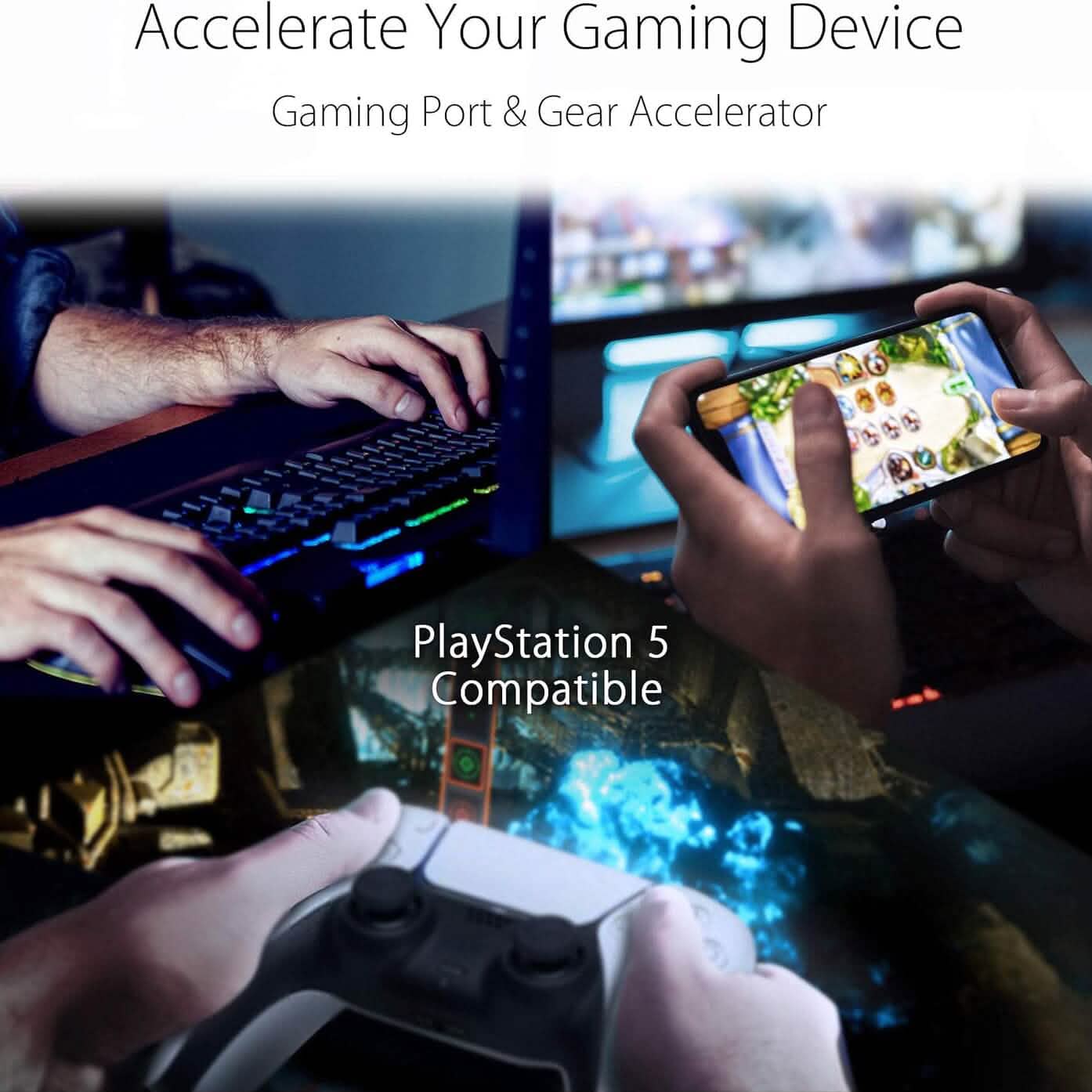 Routeur de jeu Wi-Fi 6 bi-bande ASUS RT-AX82U AX5400, accélération de jeu, prise en charge Mesh, port dédié, Mobile Boost, MU-MIMO, Aura RGB (Reconditionné)
