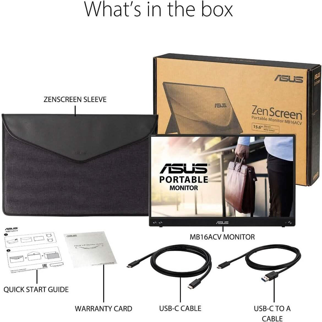 Moniteur USB portable ASUS ZenScreen 15,6" 1080P (MB16ACV) (reconditionné)