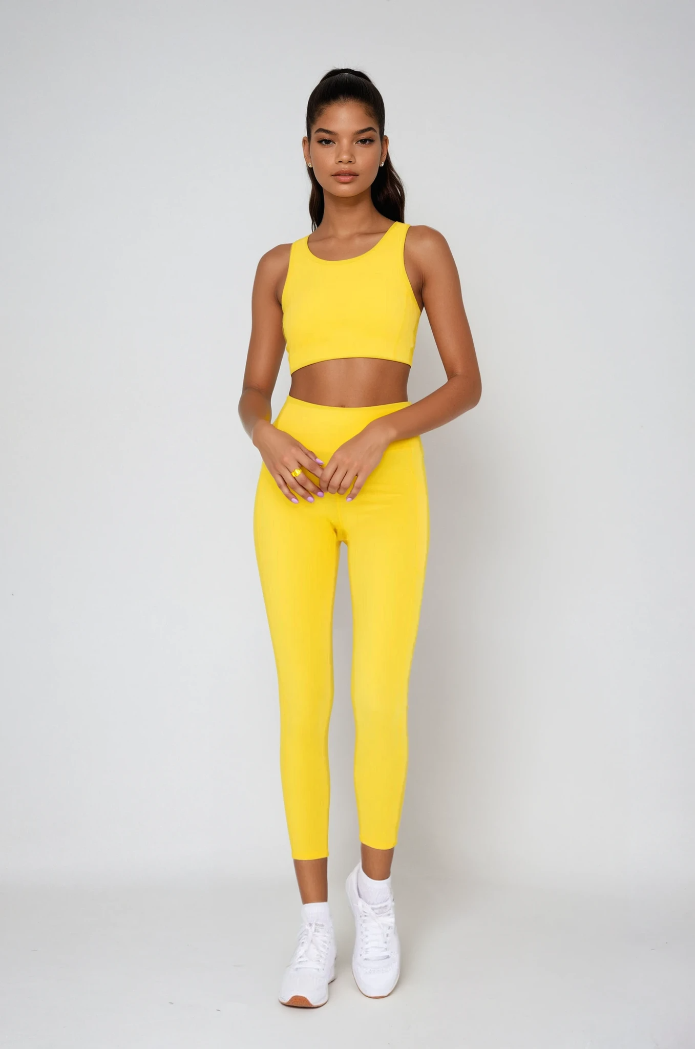 Legging court avec poches