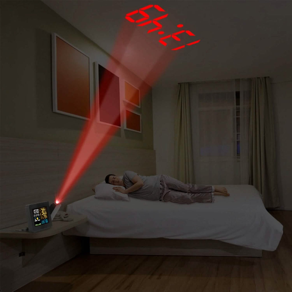 Réveil à projection atomique