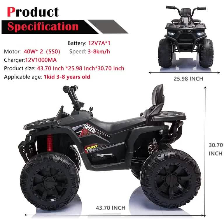 Quad électrique pour enfants