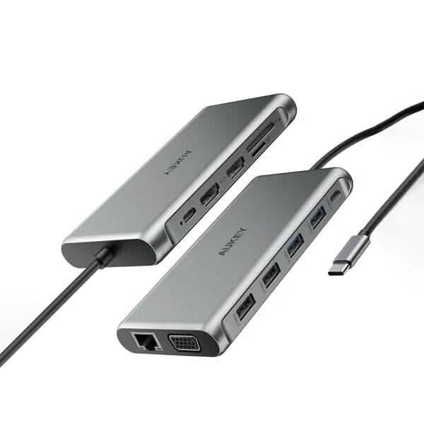 Concentrateur USB-C 12-en-1 Aukey