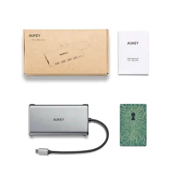 Concentrateur USB-C 12-en-1 Aukey