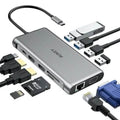 Concentrateur USB-C 12-en-1 Aukey