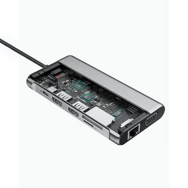 Concentrateur USB-C 12-en-1 Aukey