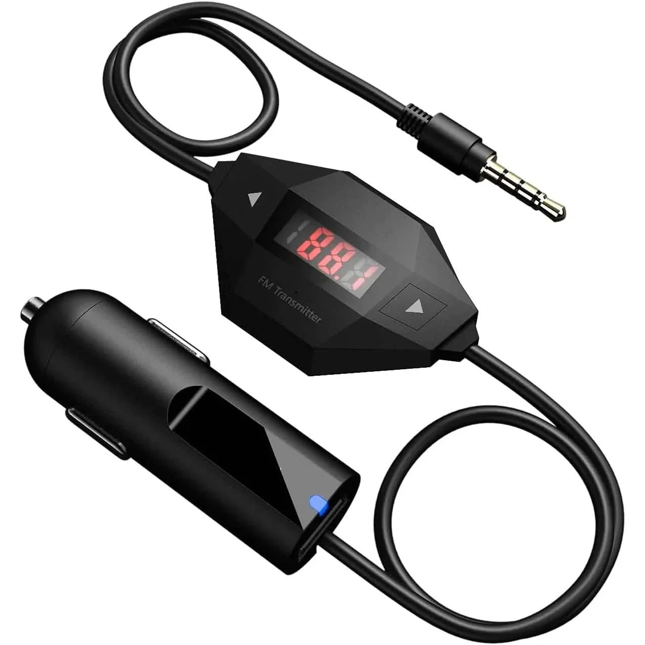 Transmetteur FM AUKEY, kit de voiture adaptateur radio avec chargeur de voiture USB