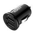 Chargeur de voiture double port Aukey Universal True AiPOWER 24W 4.8A (reconditionné)