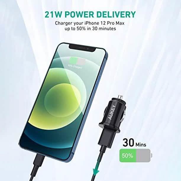 Chargeur de Voiture USB C AUKEY
