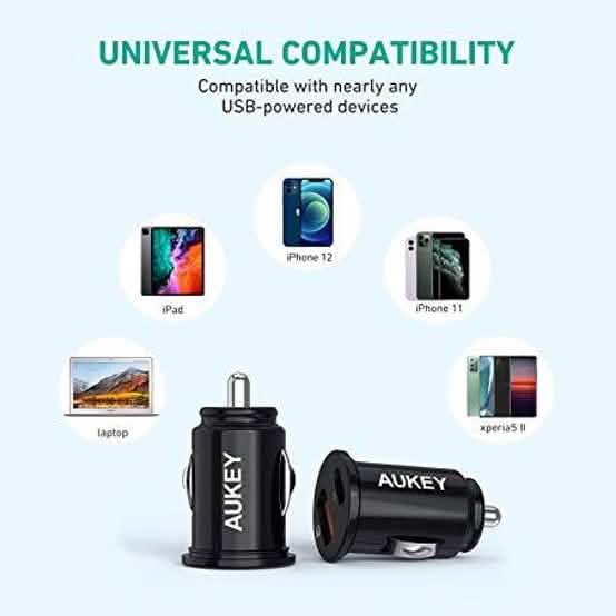 Chargeur de Voiture USB C AUKEY