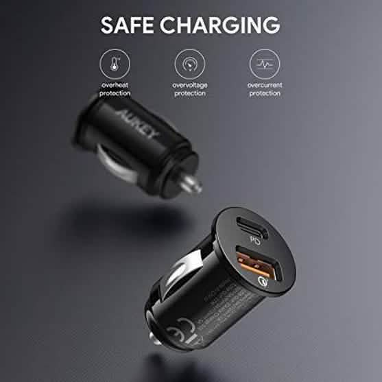 Chargeur de Voiture USB C AUKEY