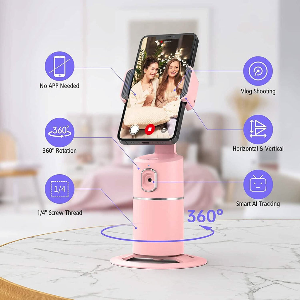 Support de téléphone à suivi facial automatique