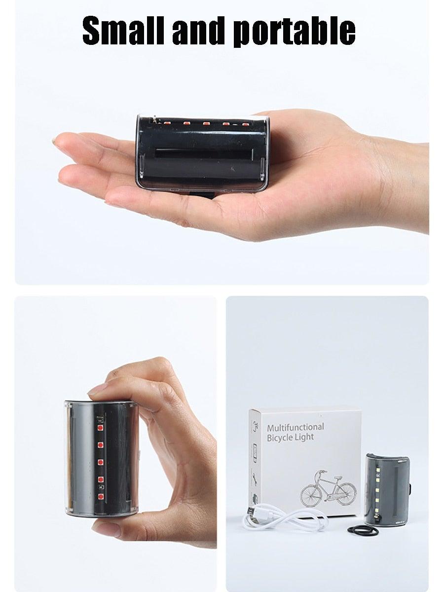Feu de vélo à détection automatique, feu arrière de vélo étanche LED USB rechargeable, feu arrière de sécurité, feu d'avertissement de selle, phare de vélo étanche, modes d'éclairage LED, lumières de vélo pour la conduite de nuit