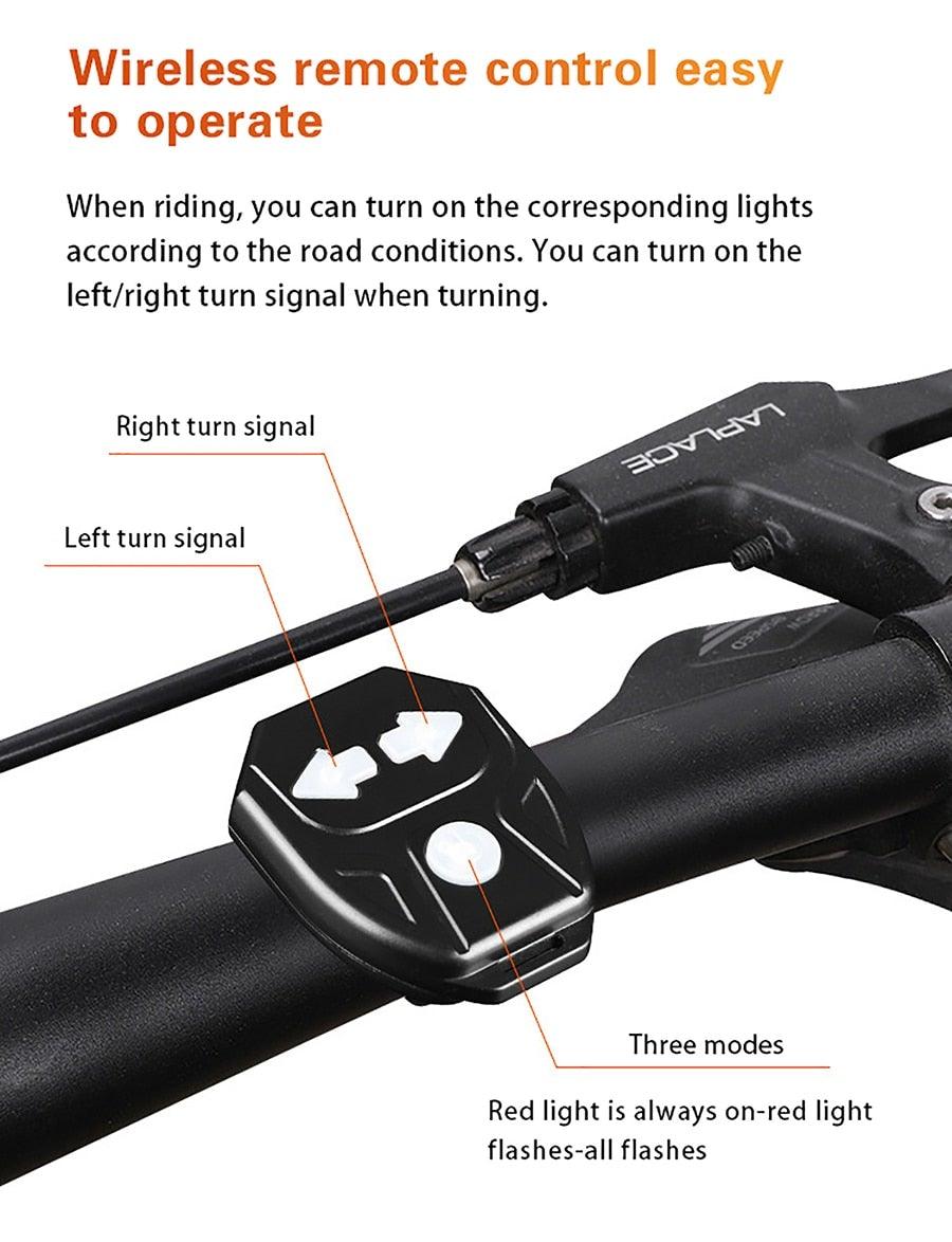 Feu de vélo à détection automatique, feu arrière de vélo étanche LED USB rechargeable, feu arrière de sécurité, feu d'avertissement de selle, phare de vélo étanche, modes d'éclairage LED, lumières de vélo pour la conduite de nuit